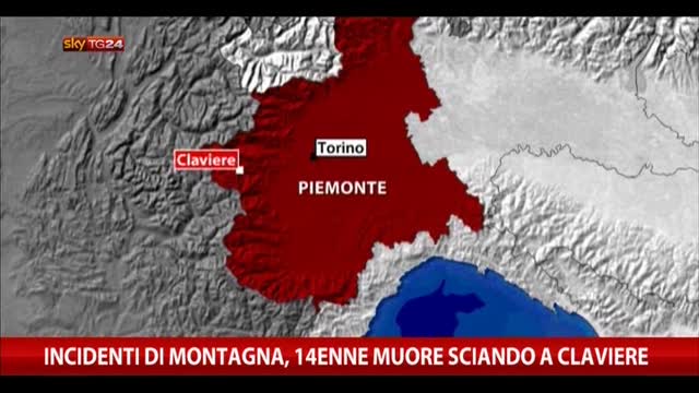 Incidenti di montagna, 14enne muore sciando a Claviere