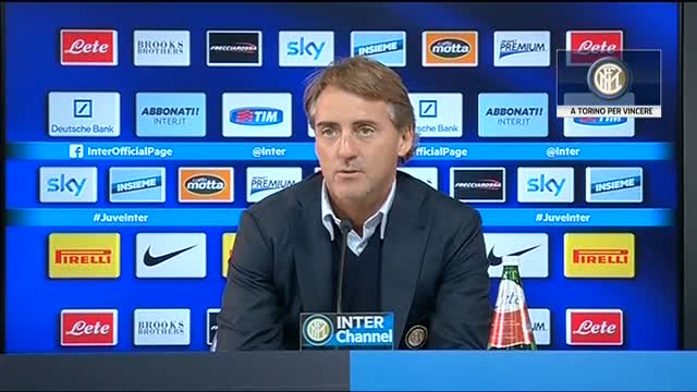 Inter, carica Mancini: "A Torino per vincere"