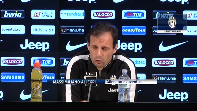 Juve, Allegri: "Attenzione all'Inter, è in crescita"