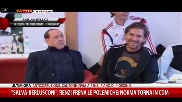 Berlusconi a Milanello "Per Cerci hip hip, urrà!"