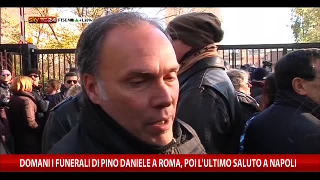 Domani i funerali di Pino Daniele a Roma