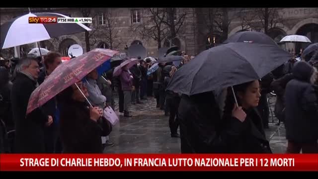 Charlie Hebdo, in Francia lutto nazionale per i 12 morti