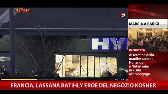 Francia, Lassana Batihly eroe del negozio kosher