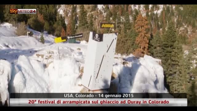 Colorado, 20° festival di arrampicata sul ghiaccio ad Ouray