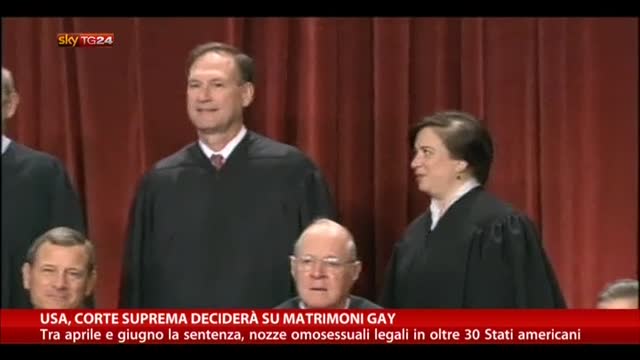 Usa, Corte Suprema deciderà sui matrimoni gay