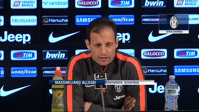 Juve, Allegri: "Vidal sta bene. Attenti al Verona"