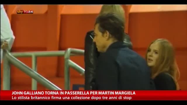 John Galliano torna in passerella per Martin Margiela