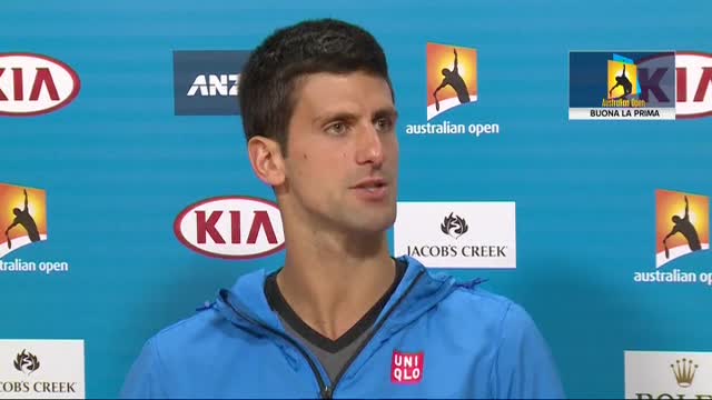 Australian Open, Djokovic: "Bedene mi ha sorpreso"