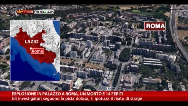 Esplosione palazzo Roma, investigatori seguono pista dolosa