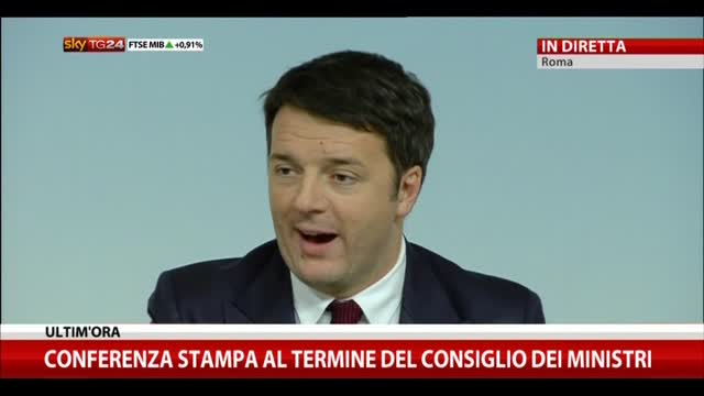 Renzi: l'Italia ha rallentato troppo, ora accelerare riforme