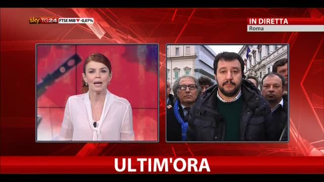 Italicum, Salvini: "Noi non ci stiamo"