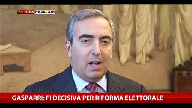 Gasparri: FI decisiva per riforma elettorale