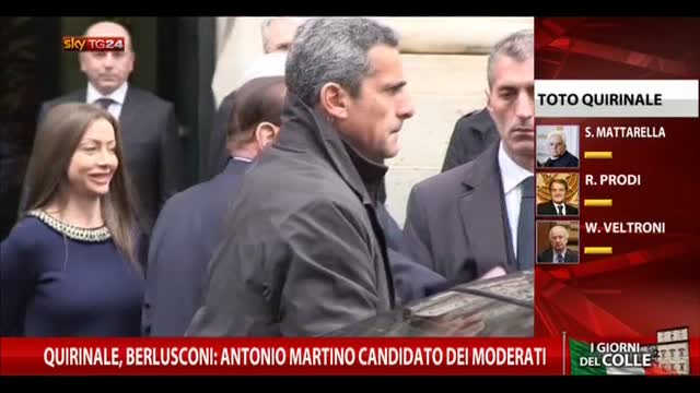 Quirinale, Berlusconi: Antonio Martino candidato moderati