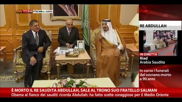 Morto il re saudita Abdullah, sale al trono fratello Salman