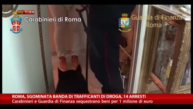 Roma, sgominata banda di trafficanti di droga, 14 arresti