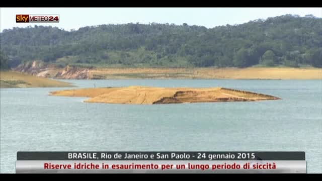 Brasile, riserve idriche in esaurimento per periodo siccità