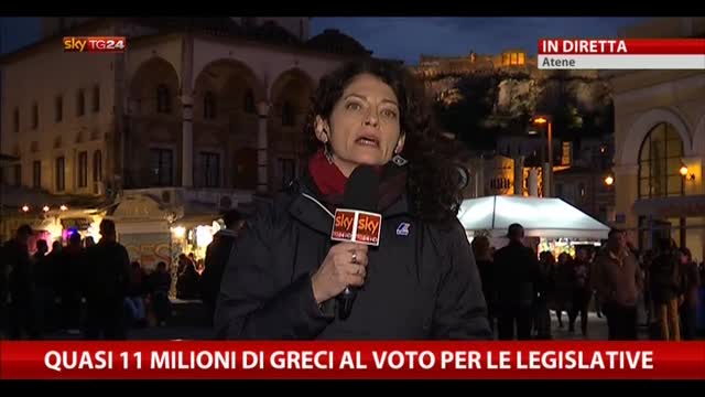 Quasi 11 milioni di greci al voto per le legislative