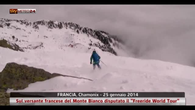 Francia, sul Monte Bianco disputato il "Freeride World Tour"
