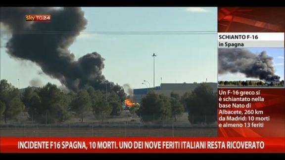 Incidente F16, uno dei nove italiani feriti resta ricoverato
