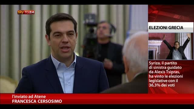Grecia, Tsipras: governo possibile già mercoledì