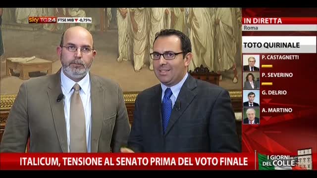 Italicum in Senato, intervista a Vito Crimi