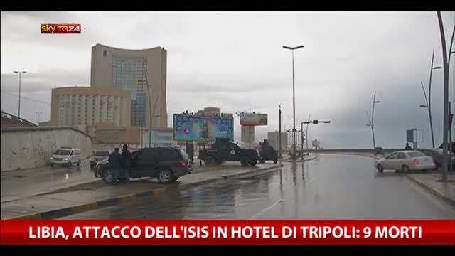 Libia, attacco dell'ISIS in hotel di Tripoli: 9 morti