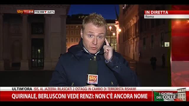 Quirinale, Berlusconi vede Renzi: non c'è ancora un nome