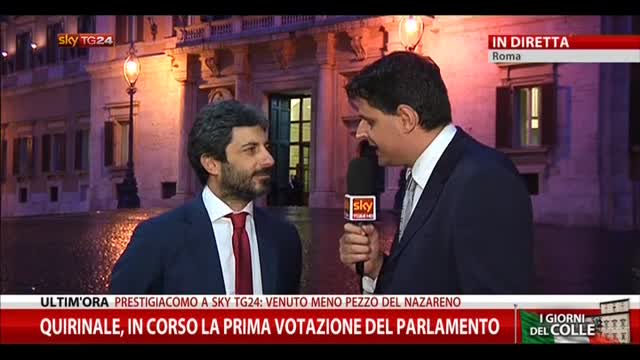 Colle, Fico (M5S): "Felici e onorati di votare Imposimato"