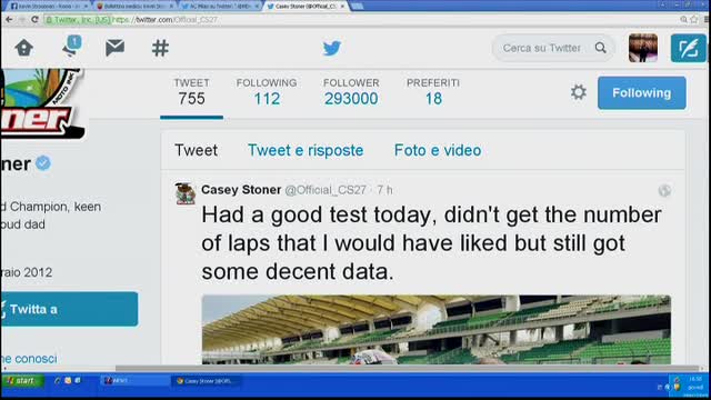 MotoGP, primo giorno di test a Sepang per Casey Stoner