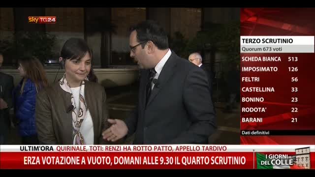 Quirinale, Serracchiani: speriamo appello Renzi sia accolto