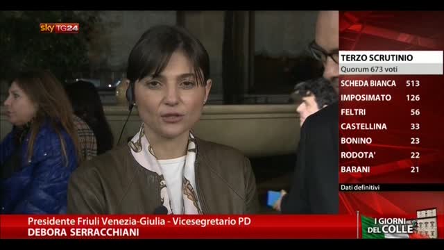 Serracchiani: speriamo che appello di Renzi venga accolto