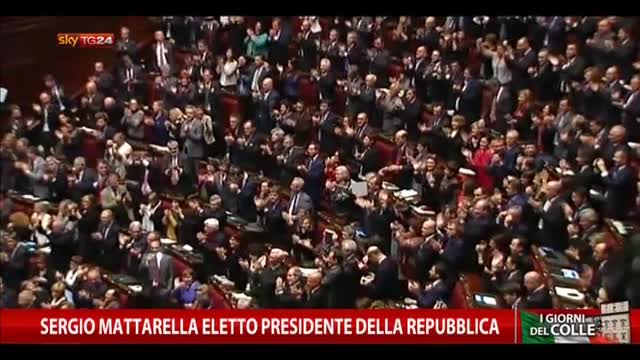 Sergio Mattarella eletto Presidente della Repubblica
