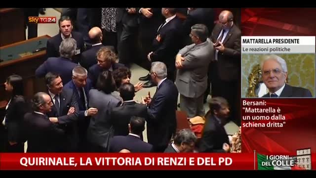 Quirinale, la vittoria di Renzi e del PD
