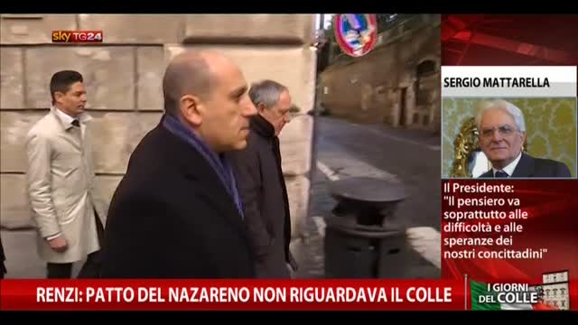 Renzi: patto del Nazareno non riguardava il Colle