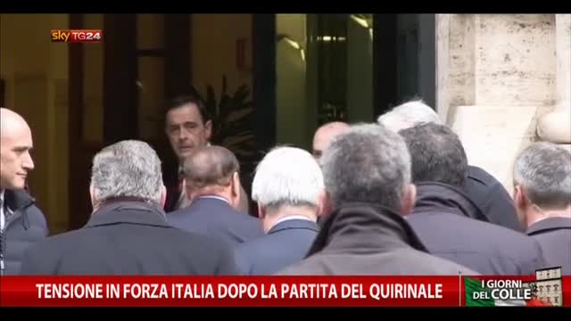 Tensione in Forza Italia dopo la partita del Quirinale
