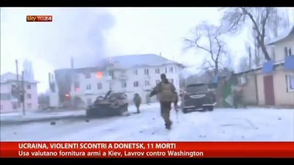 Ucraina, violenti scontri a Donetsk, 11 morti