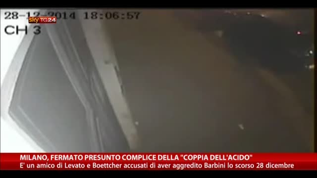 Milano, fermato presunto complice della "coppia dell'acido"