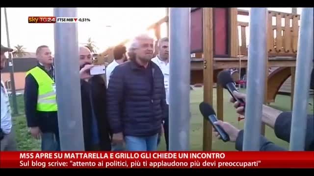 M5S apre su Mattarella e Grillo gli chiede un incontro