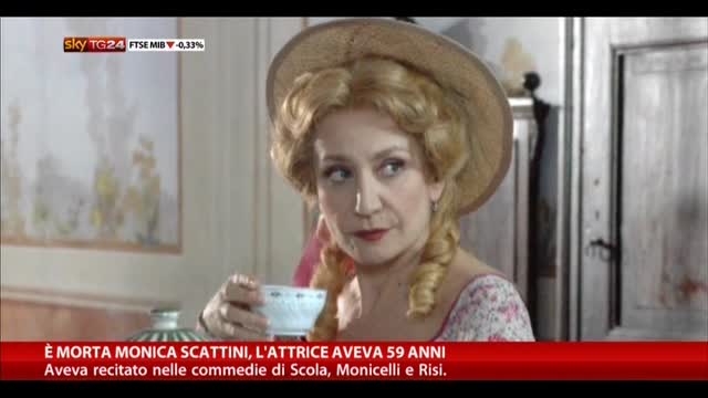 E' morta Monica Scattini, l'attrice aveva 59 anni