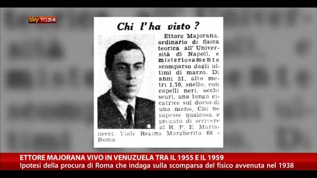 Ettore Majorana in Venezuela tra il 1955 e il 1959
