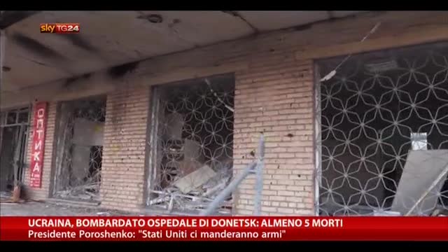 Ucraina, bombardato ospedale di Donetsk: almeno 5 morti
