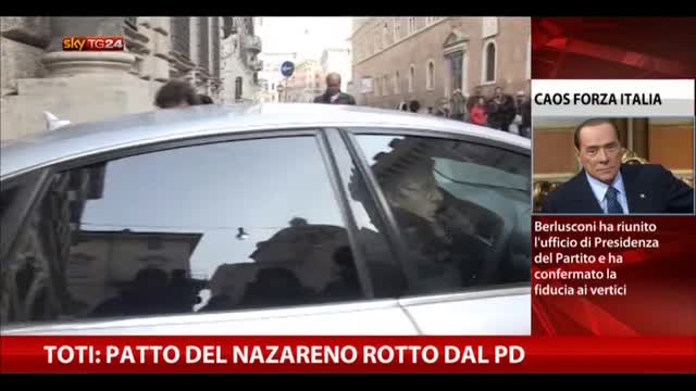 Patto del Nazareno, Toti: "Rotto dal PD"