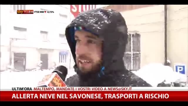 Neve in Liguria, le parole dei Savonesi
