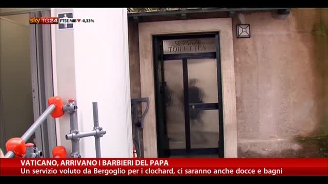 Vaticano, arrivano i barbieri per i clochard