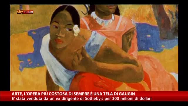 Arte, dipinto di Gauguin venduto a 300 milioni di dollari