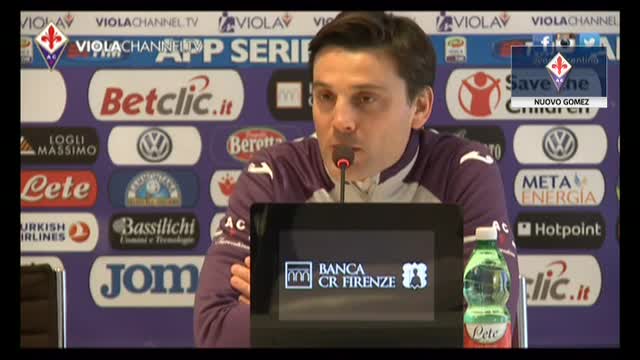Montella: "Gomez ora ha maggiore convinzione e fortuna"