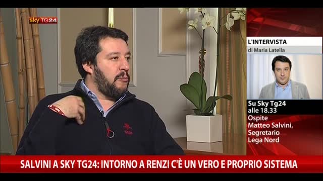 Salvini a Sky TG24: una vergogna passaggio di membri al PD