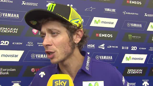Moto3 test al via, Rossi: "In bocca a lupo a Fenati e Migno"