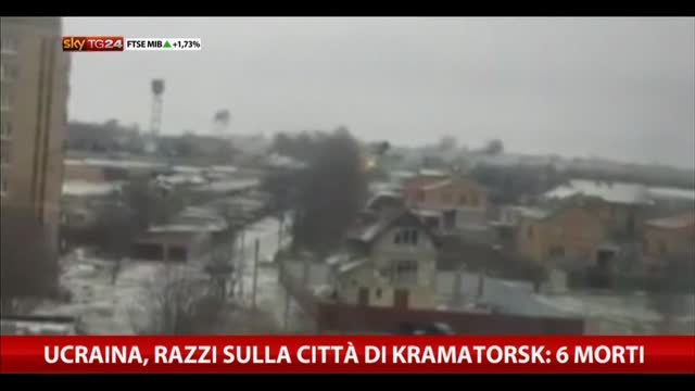 Ucraina, razzi su Kramatorsk. Donna terrorizzata filma tutto