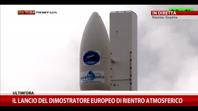 Il lancio del dimostratore europeo di rientro atmosferico